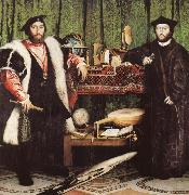 HOLBEIN, Hans the Younger The French Ambassadors oil